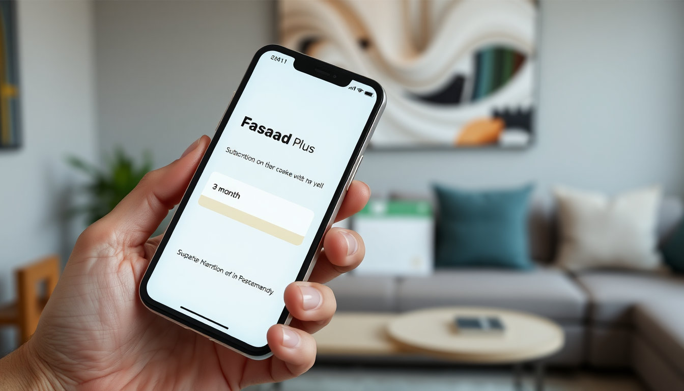 اشتراك فاصل بلس 3 شهور على الهاتف المحمول مع تقويم يوضح مدة الثلاثة أشهر