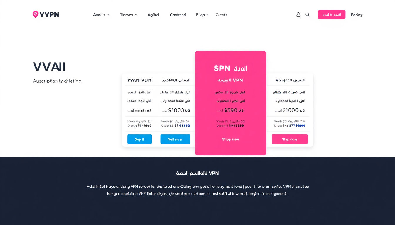 شاشة عرض لخطط أسعار اشتراك فاصل بلس حساب خاص بالدولار والريال والجنيه