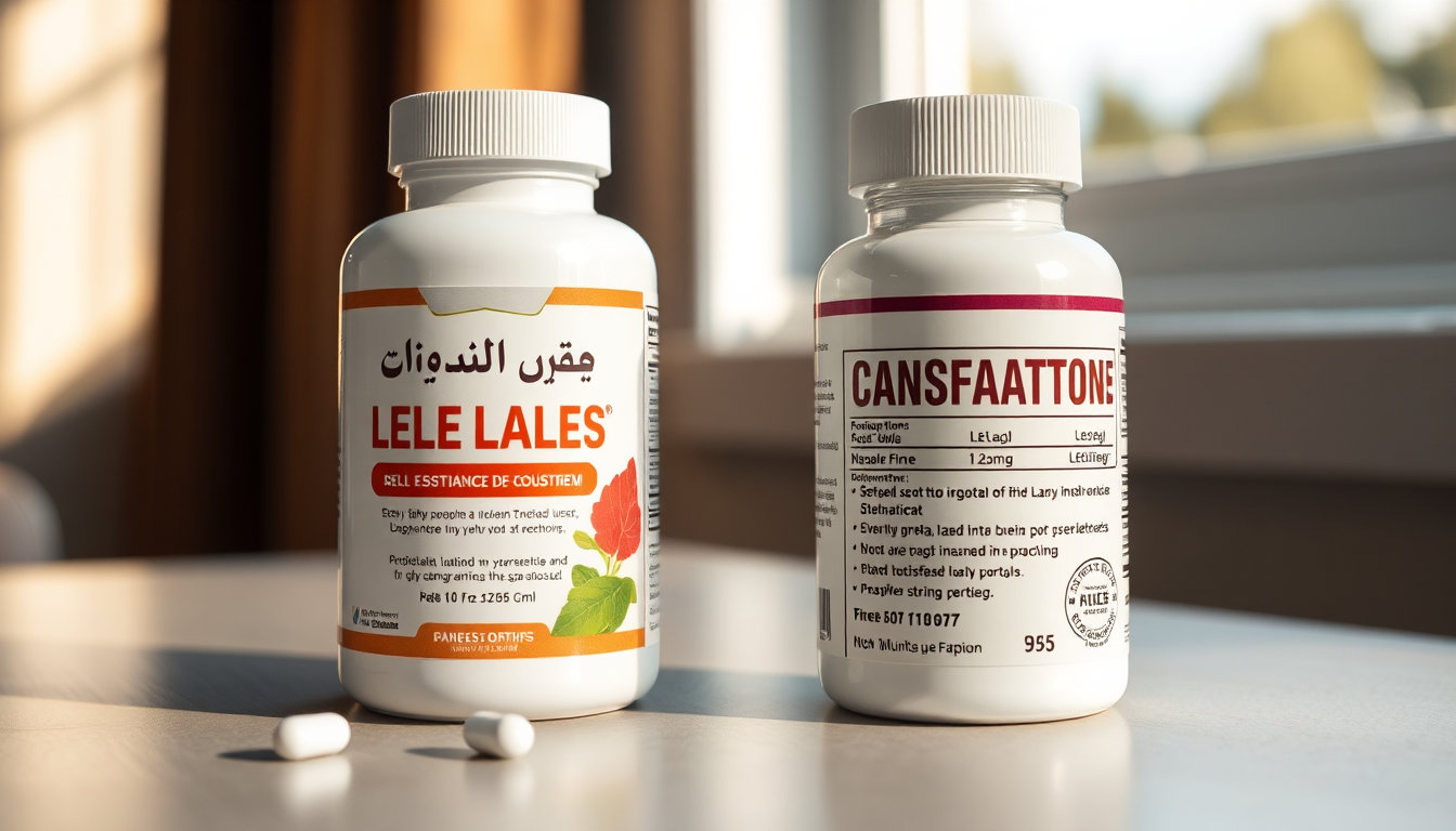مقارنة بين عبوة حبوب سبروفيتا اللبناني الأصلية والمقلدة بفحص الملصق والغلاف