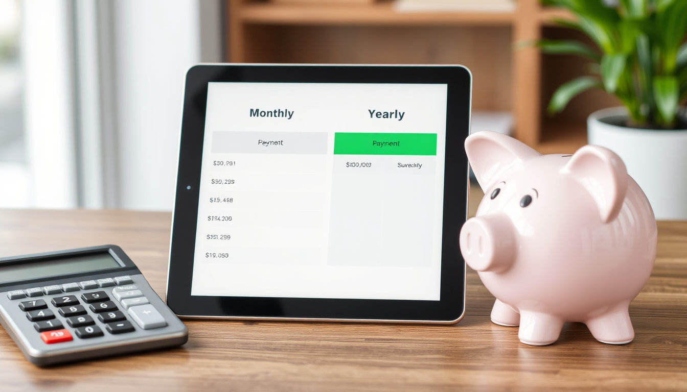 مقارنة بين أسعار اشتراك فاصل بلس سنة والأسعار الشهرية مع حاسبة مالية وحصالة توفير